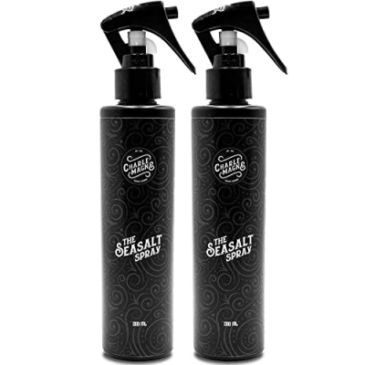 Afbeelding van Charlemagne Sea Salt Hair spray 2 stuks zeezout voor haar (2 x 200 ml) zoutwaterspray matte zeezoutspray mannen volumespray haartextuur
