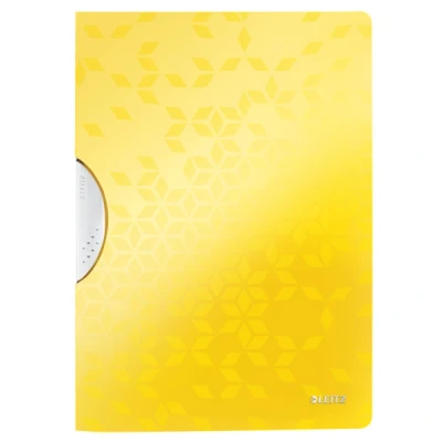 Image de Leitz 4185 WOW ColorClip chemise à clip 30 feuilles jaune