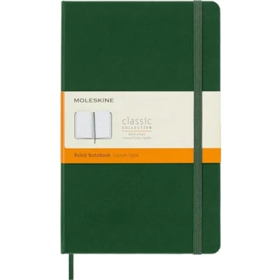 Image de Carnet ligné Moleskine Clasic Couverture Rigide Vert