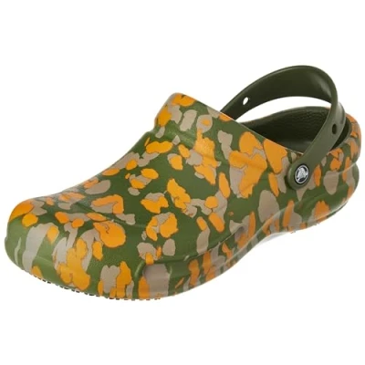 Afbeelding van Crocs Bistro Graphic Clogs, uniseks klompen, Meerkleurig leger groen