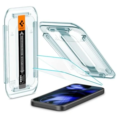 Image de Spigen EZ Fit Verre Trempé Clear Protection D&#039;Écran avec Cadre De Montage Google Pixel 9a