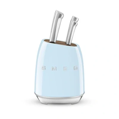 Image de SMEG Messenblok met 6 messen Pastelblauw