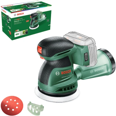 Afbeelding van BOSCH UniversalOrbit 18V 20 excentrische accu schuurmachine 125mm in kartonnen doos (zonder en lader) 06033E4100