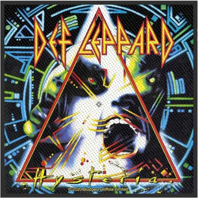 Afbeelding van Def Leppard Hysteria Patch Multicolours