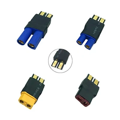 Afbeelding van FLY RC 4 stuks LiPo TRX Traxxas mannelijke naar EC3/EC5/XT60/Deans T vrouwelijke batterijconnector adapters connector adapter