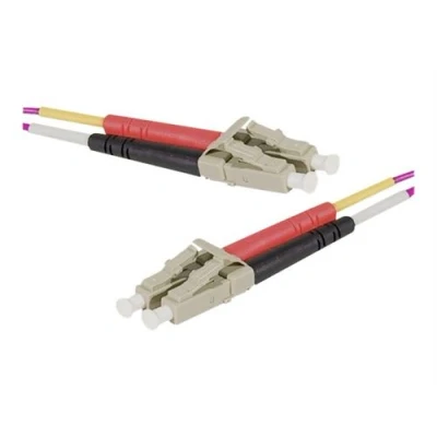 Image de exertis Connect Cordon de raccordement LC/UPC multimode (M) pour 5 m fibre optique duplex 50 / 125 microns OM4 erika