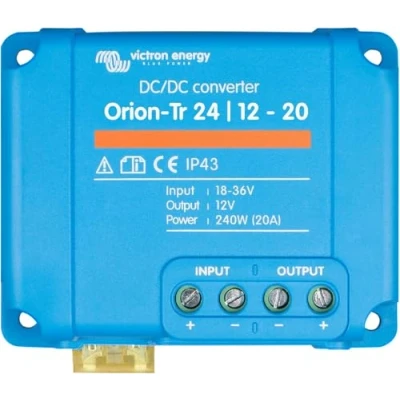 Afbeelding van Victron Energy DCDC 24V &gt;12V Omvormer 240 W Blauw Omvormers