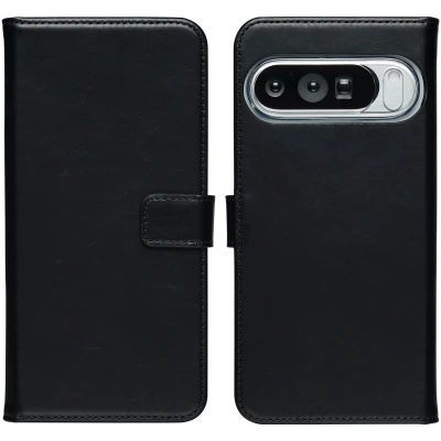 Afbeelding van Selencia Echt Leren Bookcase voor de Google Pixel 10 Pro XL Zwart