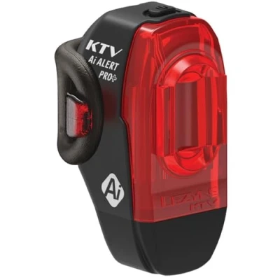 Afbeelding van Lezyne KTV Pro+ AI Achterlicht Oplaadbare Fietslamp 6 standen 150 lumen Waarschuwing Remlichtfunctie Fietsverlichting Zwart