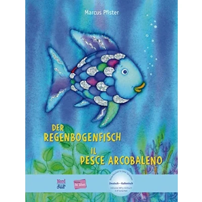 Afbeelding van Der Regenbogenfisch. Kinderbuch Deutsch Italienisch