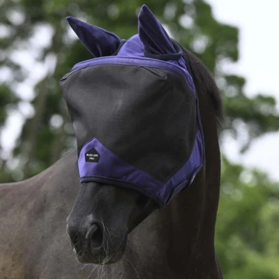 Afbeelding van Bucas Vliegenmasker Buzz Off Pro Navy M