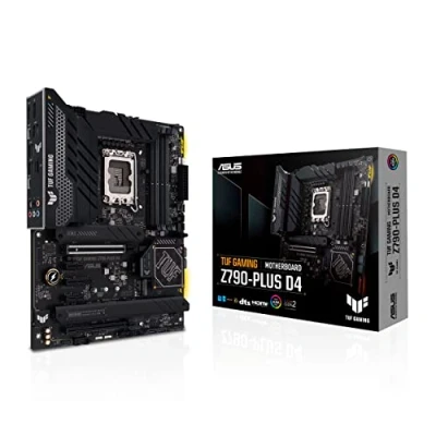 Afbeelding van Asus TUF GAMING Z790 PLUS D4 Moederbord Socket Intel 1700 Vormfactor ATX chipset Intel®