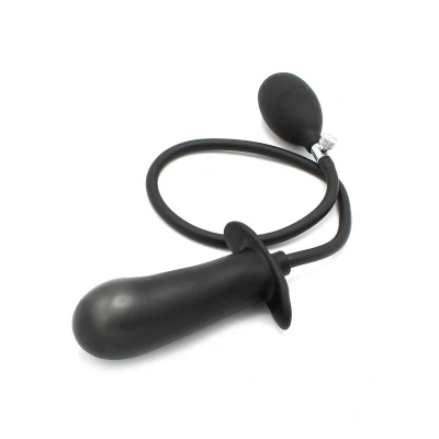 Afbeelding van Opblaasbare Dildo Smooth Zwart