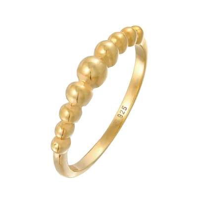 Afbeelding van Elli Basic Ring goldcoloured, Dames, Maat: 54, Gold/coloured