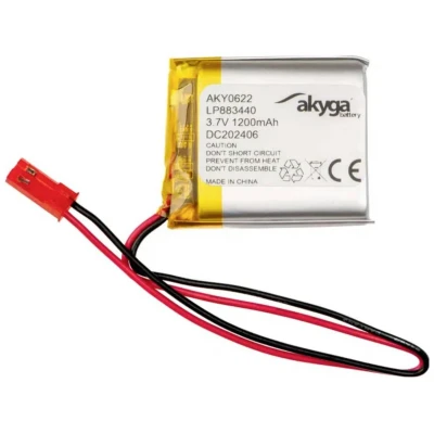 Afbeelding van Akyga LP883440 Accupack Batterijgrootte: Speciaal LiPo 3.7 V 1200 mAh
