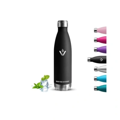 Image de Bouteille isotherme 750 ml sans BPA en acier inoxydable, fuite, gourdes thermiques, inoxydable 18/8, bouteilles métal, facile à transporter, pour fitness