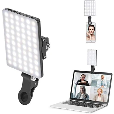 Afbeelding van Newmowa 60 led videoverlichting, 3200 5600 K, 3 verlichtingsmodi en helderheid in 10 niveaus dimbaar, CRI95, draagbaar, voor telefoon, iPhone, Android, iPad, laptop