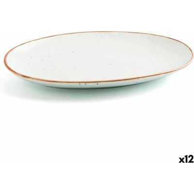 Afbeelding van Serveerschaal Ariane Terra Ovalen Keramisch Beige (Ø 26 cm) (12 Stuks)