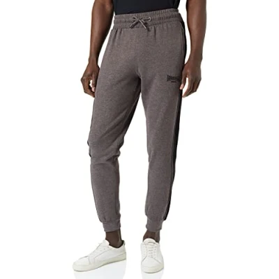 Afbeelding van Lonsdale Chivelstone Trainingsbroek, Heren, Maat: XXL, Marl ash black