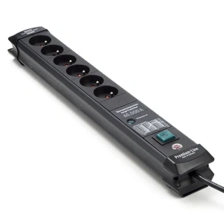 Afbeelding van Brennenstuhl 1951164400 Premium Line PDU/Stekkerdoos 6 sockets Type E: Belgie Aan/uit Schakelaar Overspanningsbeveiliging 3 meter Zwart