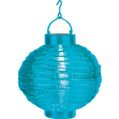 Afbeelding van Solar Lantaarn Blauw Wit Licht 22CM Zonne Energie