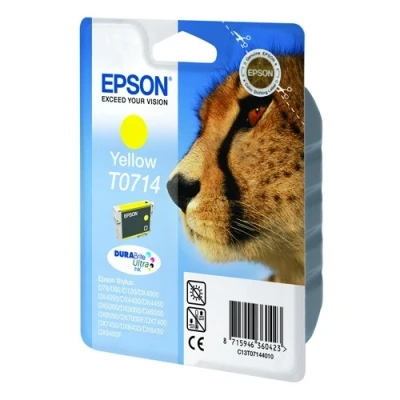 Image de Epson T0714 jaune originale cartouche d&#039;encre