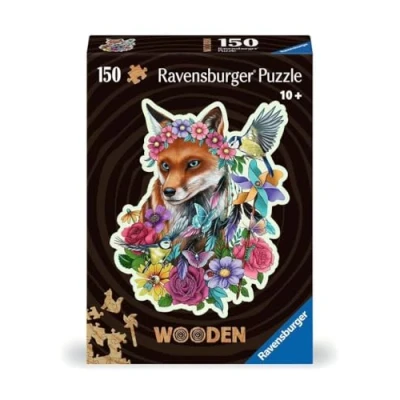 Image de Puzzle en bois 150 pièces Ravensburger Renard coloré