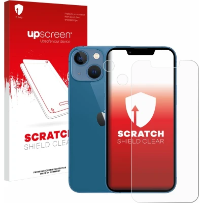 Afbeelding van upscreen Screenprotector voor Apple iPhone 13 mini (Voor+Camera) Folie Beschermfolie transparant