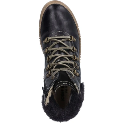 Afbeelding van Josef Seibel Snowboots schwarzmulti, Dames, Maat: 44, Schwarz multi Leer en textiel
