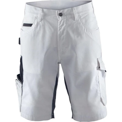 Afbeelding van Blaklader 1094 Schildersshort met stretch White/Dark Grey C50