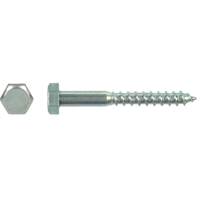 Afbeelding van Houtdraadbout Verzinkt Staal DIN 571 Diameter 5x25mm 200 stuks
