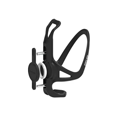 Afbeelding van Lezyne Matrix Air Cage Bidonhouder voor fiets Geschikt Apple AirTag Anti diefstal Waterproof IP76 Composiet 147 x 83 90 mm Zwart
