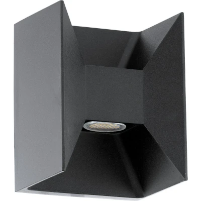 Afbeelding van EGLO Morino Wandlamp Buiten LED 18 cm Antraciet