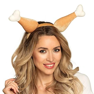 Afbeelding van Boland Diadeem Kippenpoten Één maat Volwassenen Unisex Grappig Fout