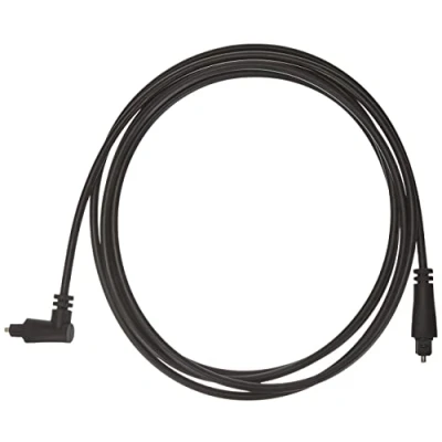 Afbeelding van Digitale optische Toslink audio kabel met haakse connector en draaibare kop 4mm / zwart 2 meter