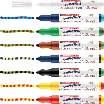 Afbeelding van edding 13/8 S Funtastics Magic Marker set assorti 8 stuks 3mm