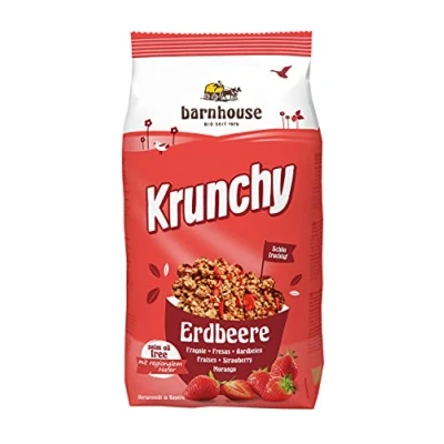 Afbeelding van Barnhouse Krunchy aardbeien, biologisch, 700 g, 3 stuks
