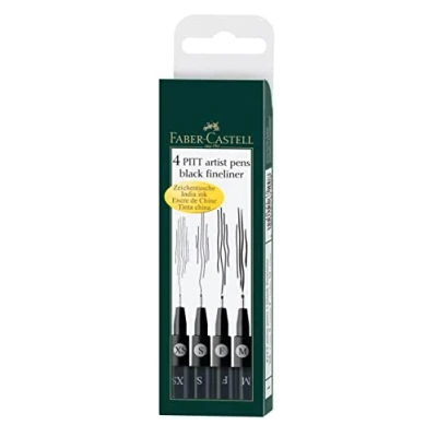 Afbeelding van Etui a 4st. Zwart M/F/S/XS