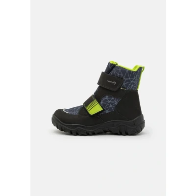 Afbeelding van Superfit Husky Snowboots voor kinderen, Maat: 25, Schwarz/hellgrün Imitatieleer/ textiel