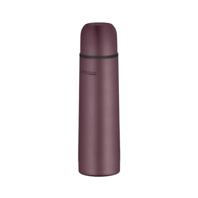 Afbeelding van THERMOcafé by THERMOS TC BEVERAGE BOTTLE 0,50 liter matte roestvrijstalen thermosfles met beker, 12 uur warm en 24 koud, lekvrij, voor school, onderweg kantoor