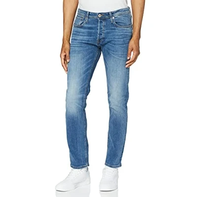 Image de JACK &amp; JONES JJITIM JJORIGINAL AM 781 50SPS Jean slim fit pour homme avec jambe droite, Bleu (jeans), 33W / 32L