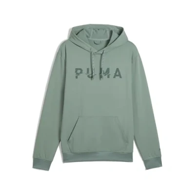 Afbeelding van CLOUDSPUN hoodie met merk voor Heren, Groen, Maat XS PUMA