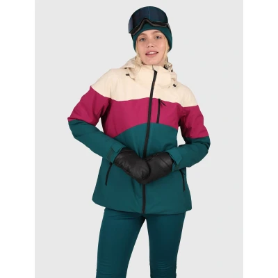 Afbeelding van Brunotti Fastonia Dames Wintersport Ski Jas Evergreen Maat XL