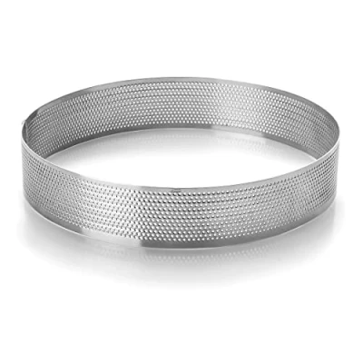 Afbeelding van LACOR 68537 ring, rond, geperforeerd, roestvrij staal, 7 cm, grijs