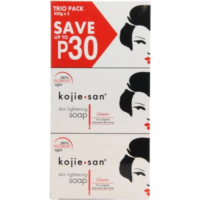 Afbeelding van Kojie San skin lightening zeep 3 x 100 gram
