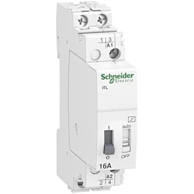 Image de Schneider Electric Acti9, iTL télérupteur 16A 2NO 230...240VCA 110VCC 50 60Hz A9C30812