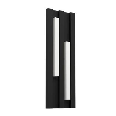 Afbeelding van EGLO Fandina Wandlamp Buiten LED 41,5 cm Zwart/Wit