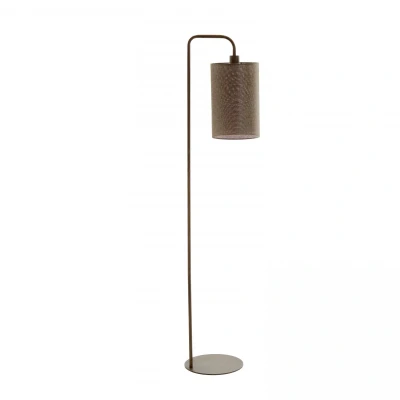Afbeelding van Light &amp; Living Vloerlamp Donio Bruin 33.5x28x155cm Modern Staande lampen voor Woonkamer Slaapkamer