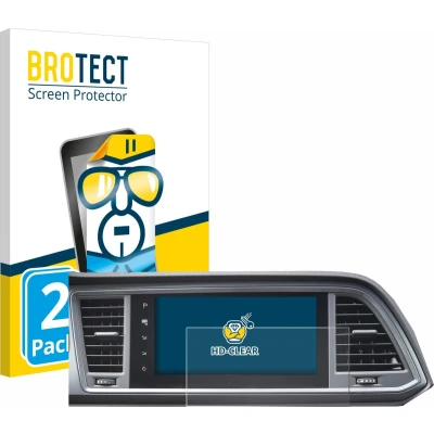 Afbeelding van BROTECT Screenprotector voor Seat Cupra Ateca Facelift 2021 MiB 3 Folie Beschermfolie transparant (2 Stuks)