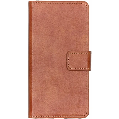 Afbeelding van iMoshion Hoesje Geschikt voor Samsung Galaxy A20e Met Pasjeshouder Luxe Bookcase Bruin